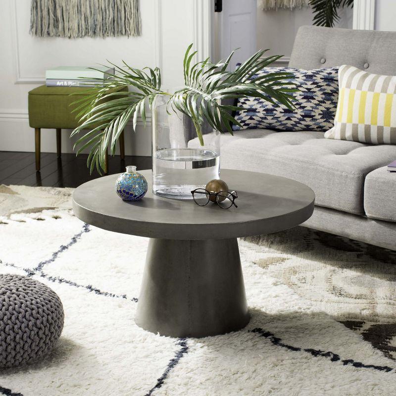 Delfia Coffee Table - Indoor/Outdoor - VNN1014 - Dark Grey - Safavieh