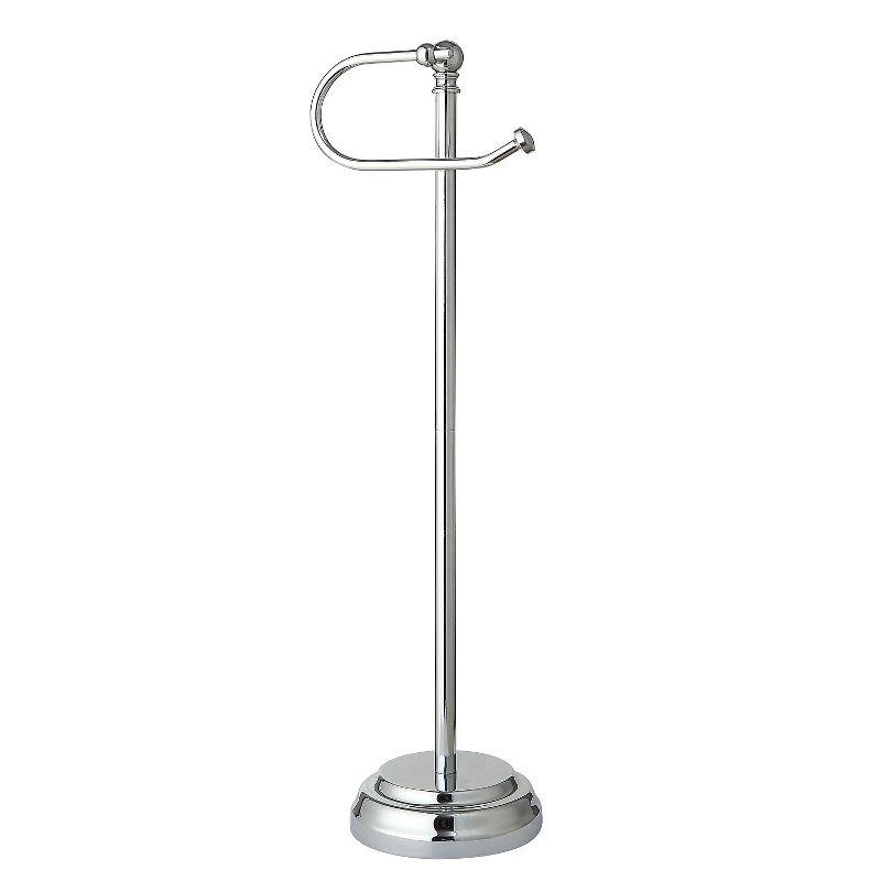 Bathroom Free Standing Toilet Paper Roll Holder Stand