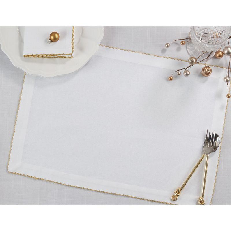 Recotting Cotton No Pattern Rectangle Placemat (Set of 4)