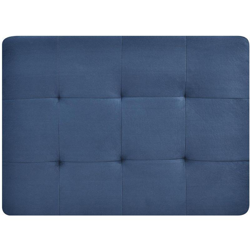 Passion Furniture Malone Chocolate Tufted Ottoman