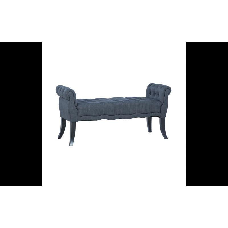 Madison Roll Arm Bench - Linon