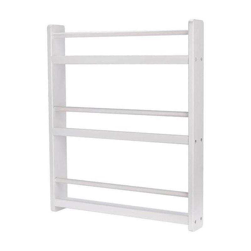 CHILDLIKE BEHAVIOR Bookshelf Organizer for Kids - White 3 Tier