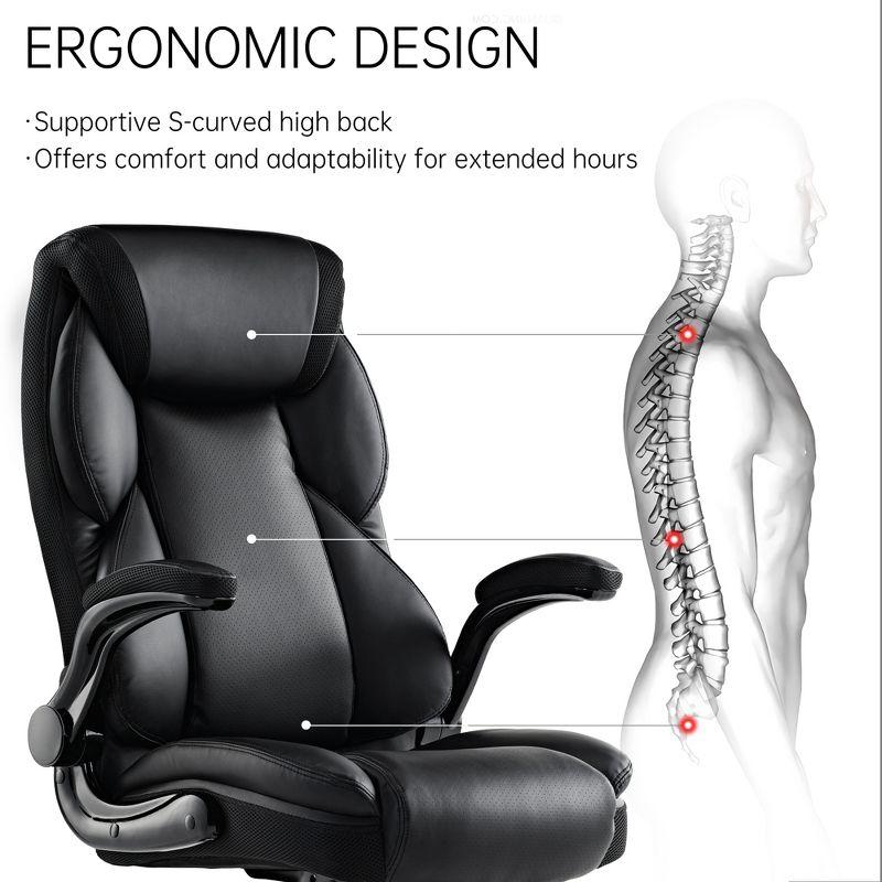 EUREKA ERGONOMIC Galene, Faux Leather Office Chair