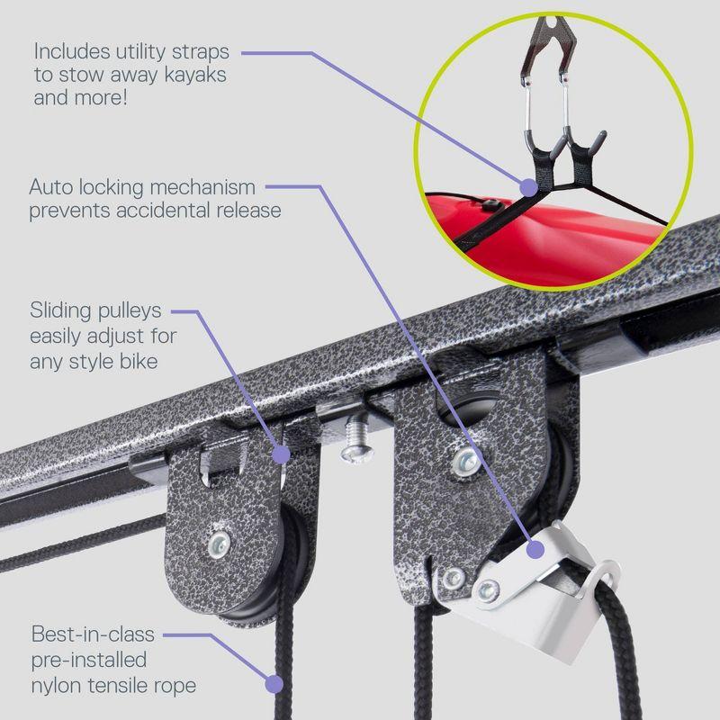 Delta Cycle Hoist Pro Bike Accessory Mounts - Black