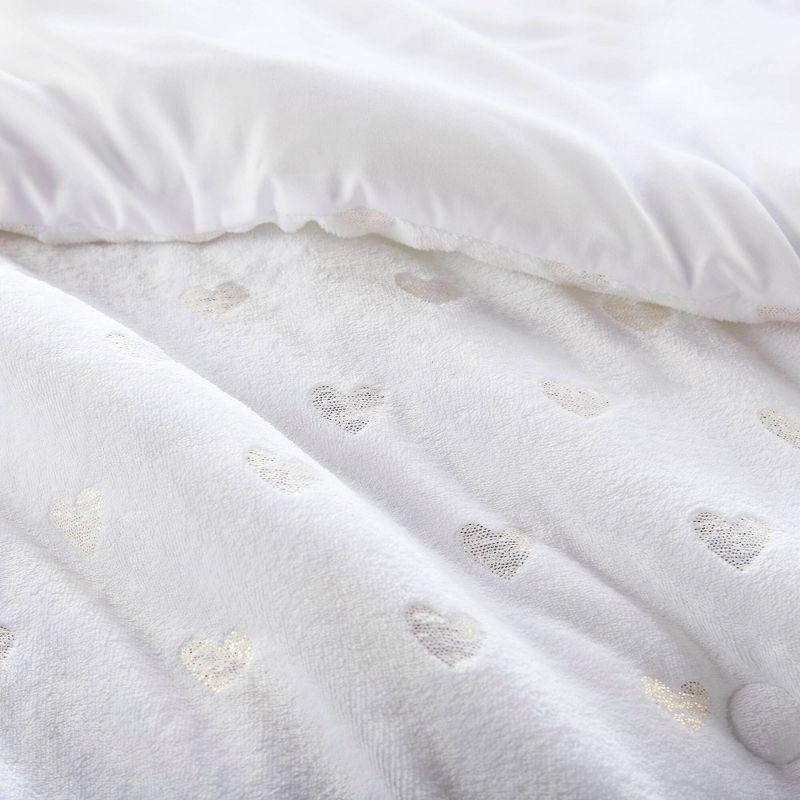 Intelligent Design Rosalie Metallic Printed Plush Comforter Set & Reviews | Wayfair