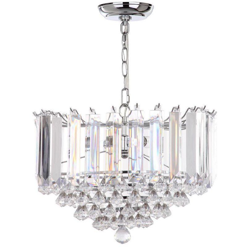 Hampton Pendant Lamp - LIT4490 - Clear/Chrome - Safavieh