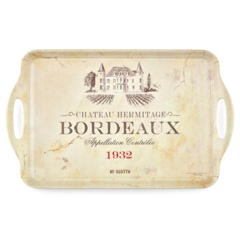Pimpernel Pimpernel Vin De France Large Melamine Hndld Tray 18.9 X11.6"