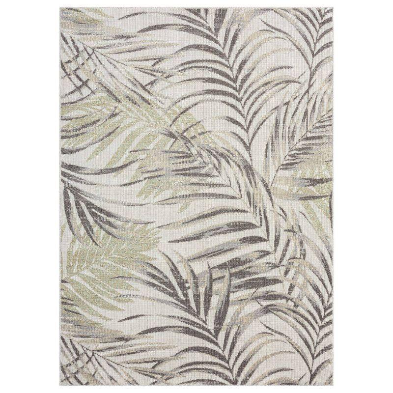 Tommy Bahama Malibu Palm Springs Coastal Indoor/Outdoor Area Rug, Ivory/Green