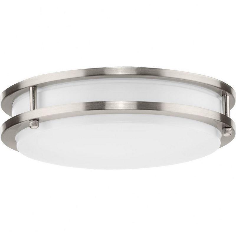 Progress Lighting Abide 1 - Light Flush Mount in  Brushed Nickel