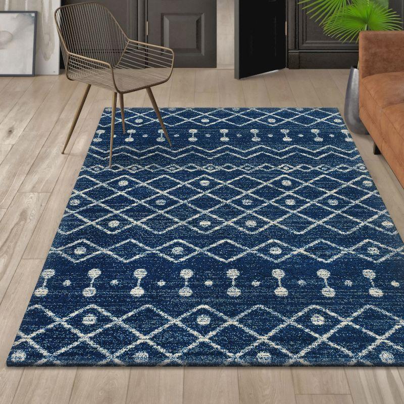 Aksil Moroccan Beni Souk Area Rug - JONATHAN Y