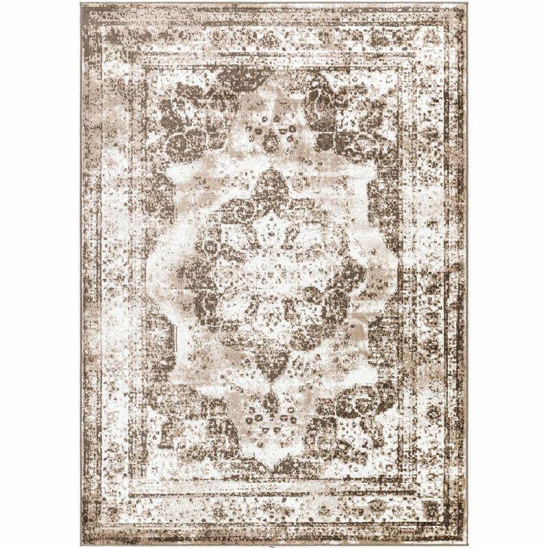 Livabliss Monte Carlo 6'11"x9' Rectangle Woven Indoor Area Rugs Tan