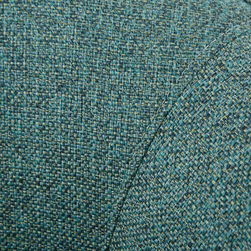 Sheldon Swivel Chair Teal: Upholstered Polyester, No Assembly, Modern Armchair, 300 lbs Capacity