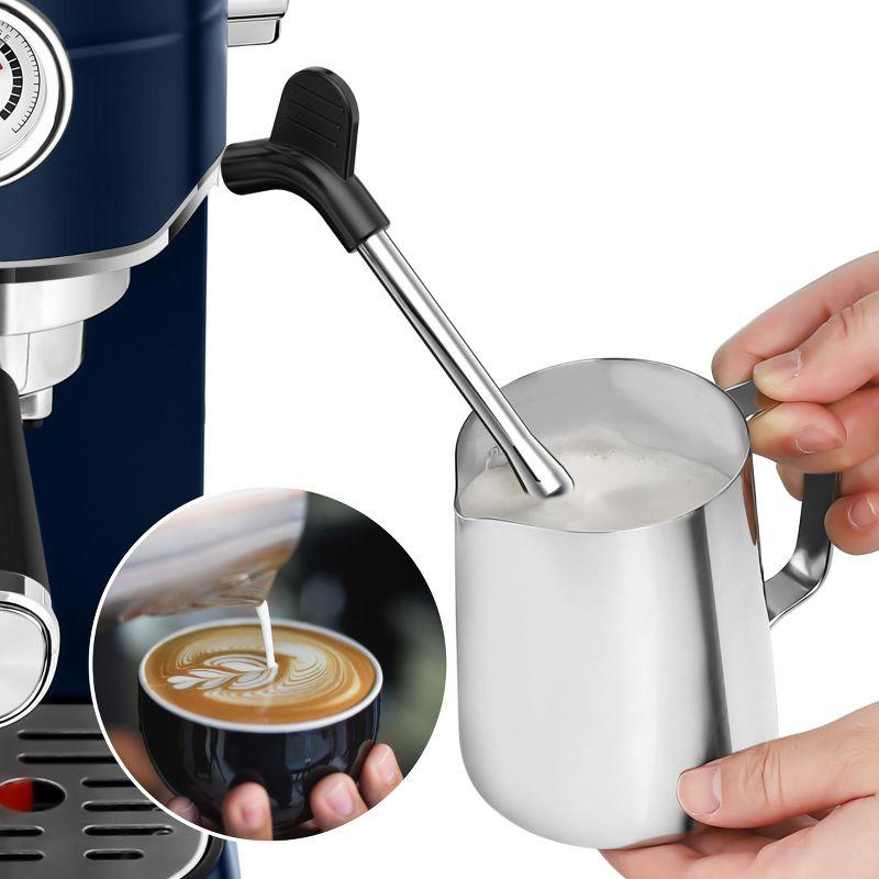 CASABREWS Espresso Machine 20 Bar with Steam Milk Frothing Machine