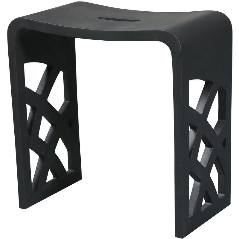 Alfi Brand 16.5'' W Solid Surface Resin Shower Bench