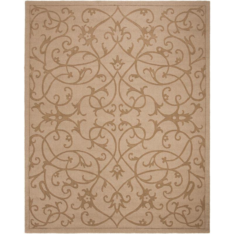 Impressions IM341 Hand Loomed Area Rug - Light Brown - 7'6"x9'6" - Safavieh.