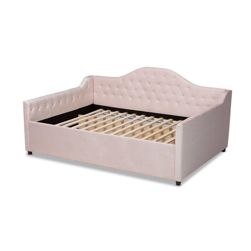 Perry Velvet Daybed - Baxton Studio