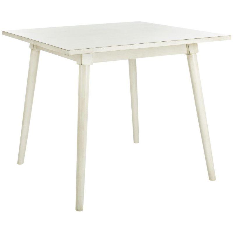 Simone Square Dining Table - DTB9200C - Antique White - Safavieh