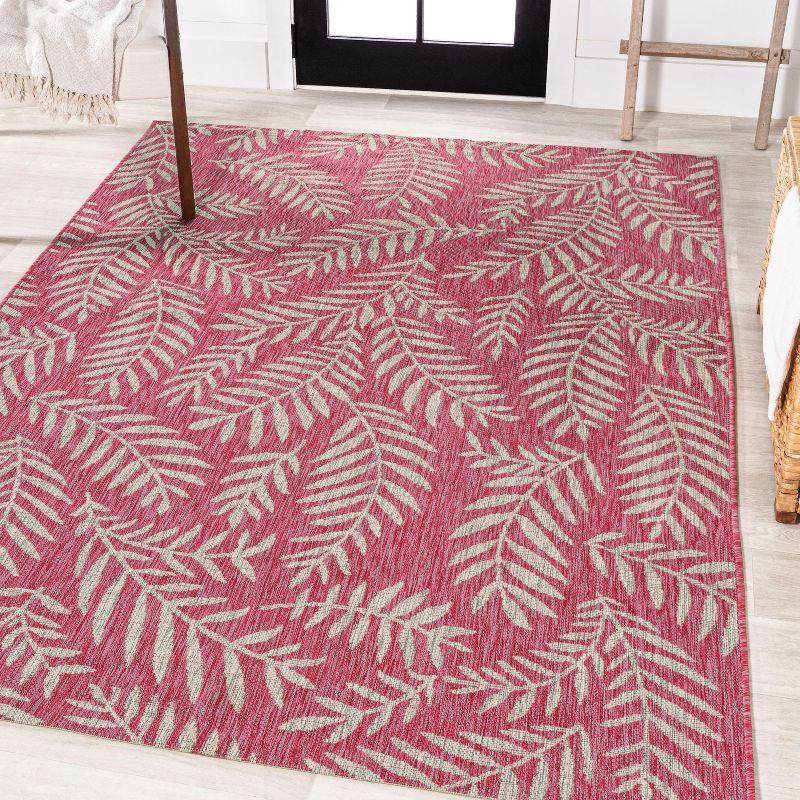 Nevis Palm Frond Indoor/Outdoor Area Rug - JONATHAN Y