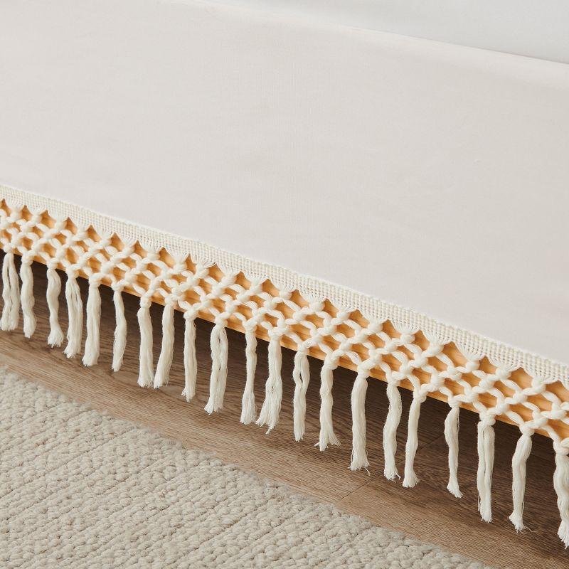 Sweet Jojo Designs Boho Fringe Macrame 14" Bed Skirt by Sweet Jojo Designs