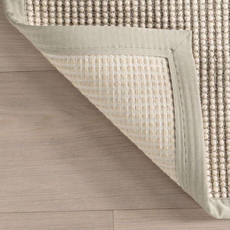 Nuloom Monica Geometric Wool Indoor Area Rug, 9' x 12', Grey