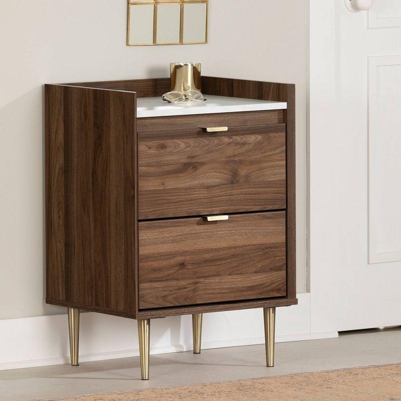 Hype 2 Drawer End Table with Storage