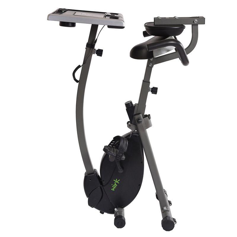 Compact Foldable Recumbent Exercise Bike with Digital Heart Monitor