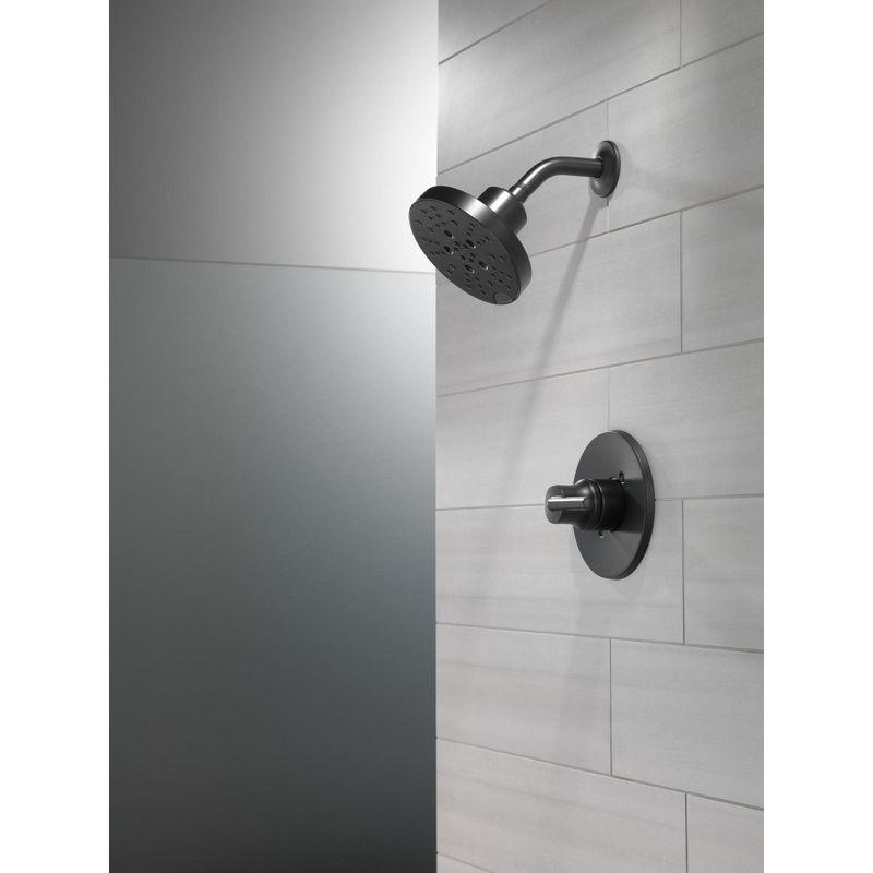Universal Showering Components Shower Head in Matte Black