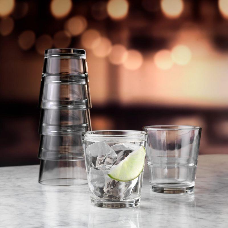 Restaurant Basics Libbey Stacking Double Old Fashioned Glasses