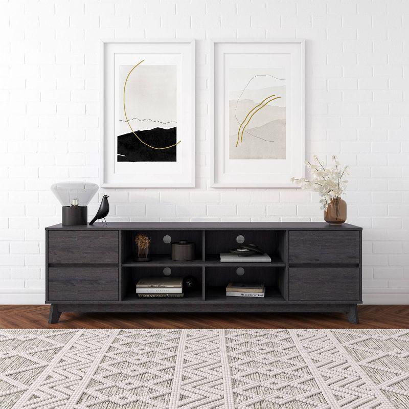 Hollywood Wood Grain TV Stand for TVs up to 85" with Drawers - CorLiving