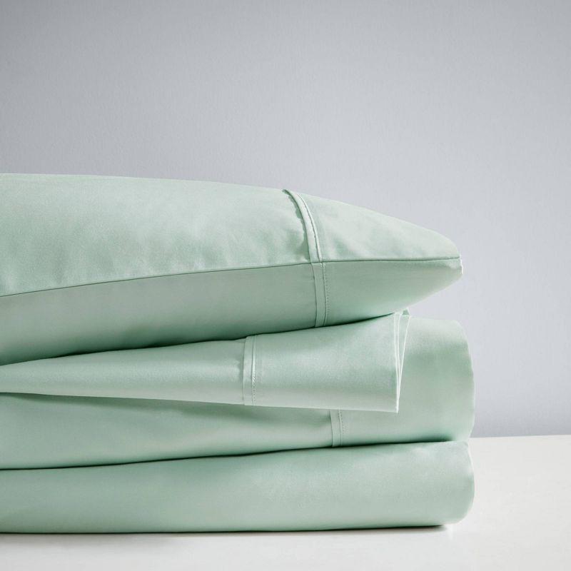 Seafoam Queen 1000 Thread Count Cotton-Polyester Cooling Sheet Set