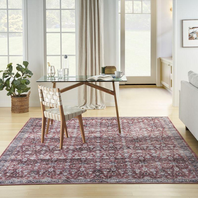 Nourison Washable Brilliance Bordered Vintage Indoor Rug