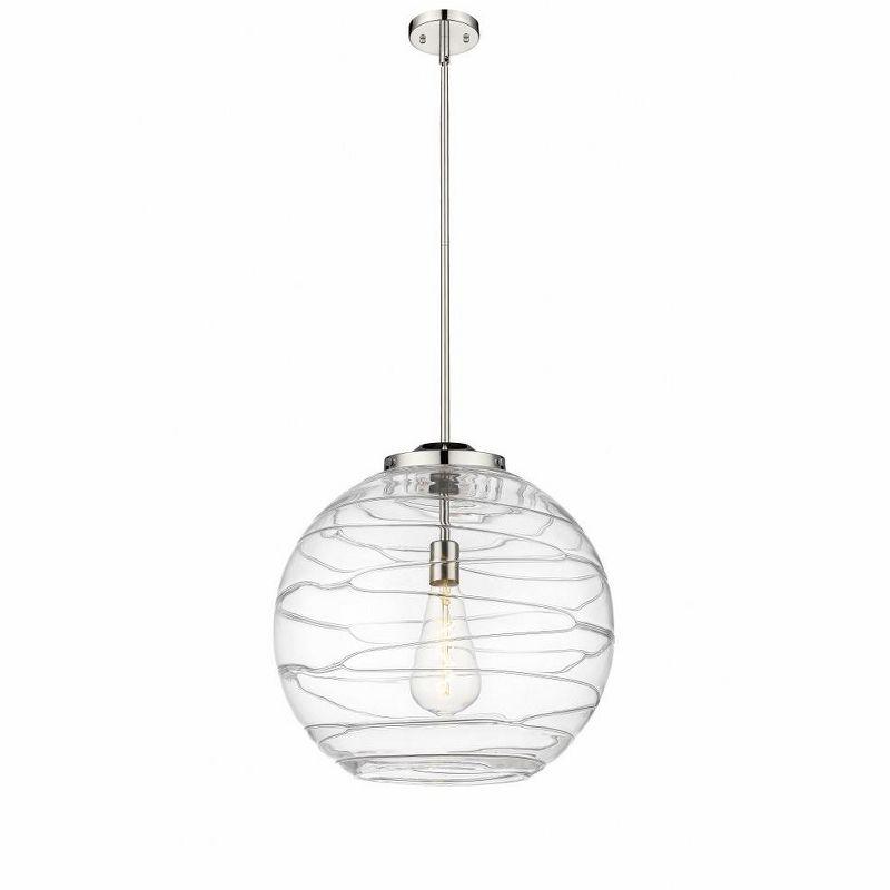Innovations Lighting Athens Deco Swirl 1 - Light Single Drop Pendant Pendant