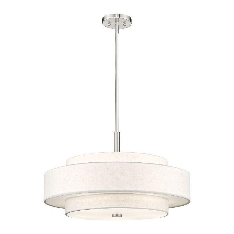 Livex Lighting Monroe 5 - Light Pendant in  Brushed Nickel