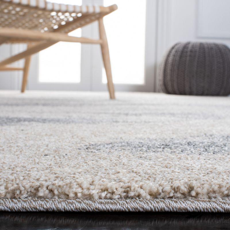 Retro RET2891 Power Loomed Runner Rug - Beige/Grey - 2'3"x9' - Safavieh.