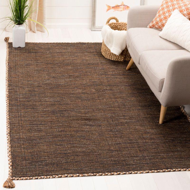 Montauk MTK150 Hand Woven Indoor Accent Rug - Brown/Black - 3'x5' - Safavieh