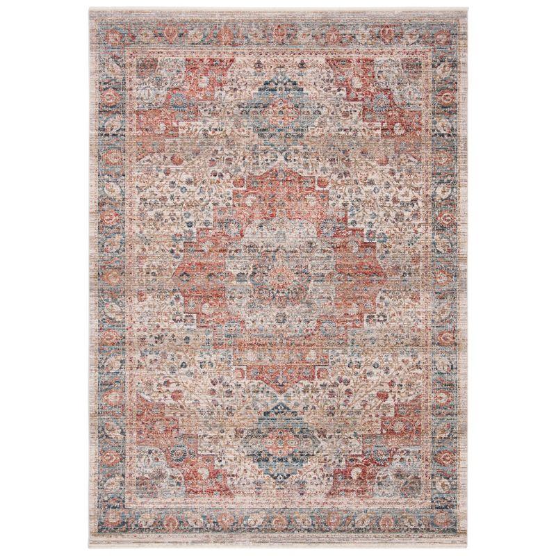 Kenitra KRA672 Power Loomed Area Rug - Ivory/Pink - 5'x8' - Safavieh.