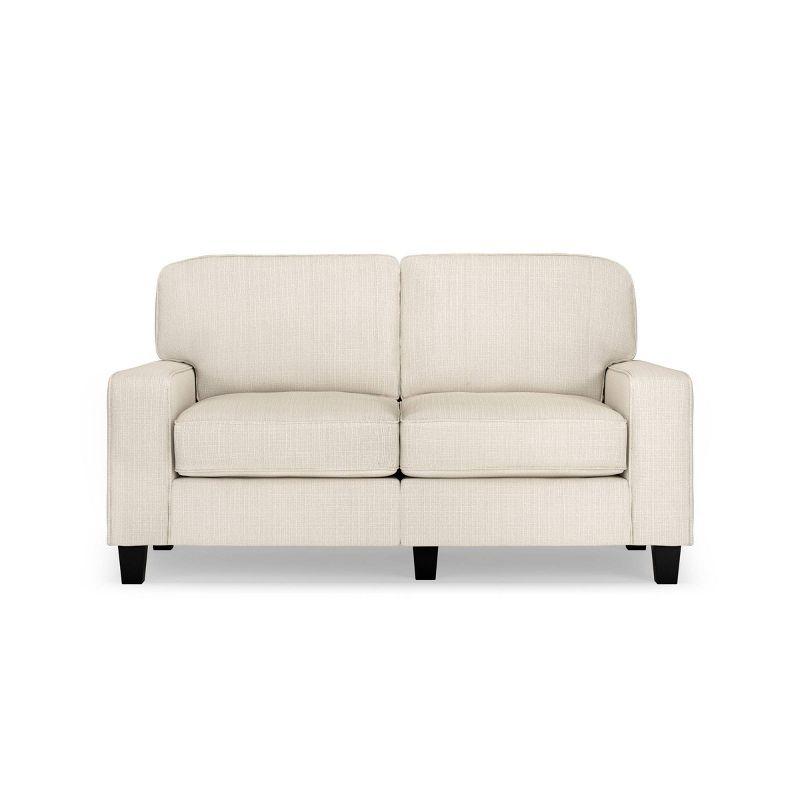 Serta Palisades 61" Track Arm Sofa, Easy Care Fabric, Soft Pillow Back, Pocket Coil Seat Cushions