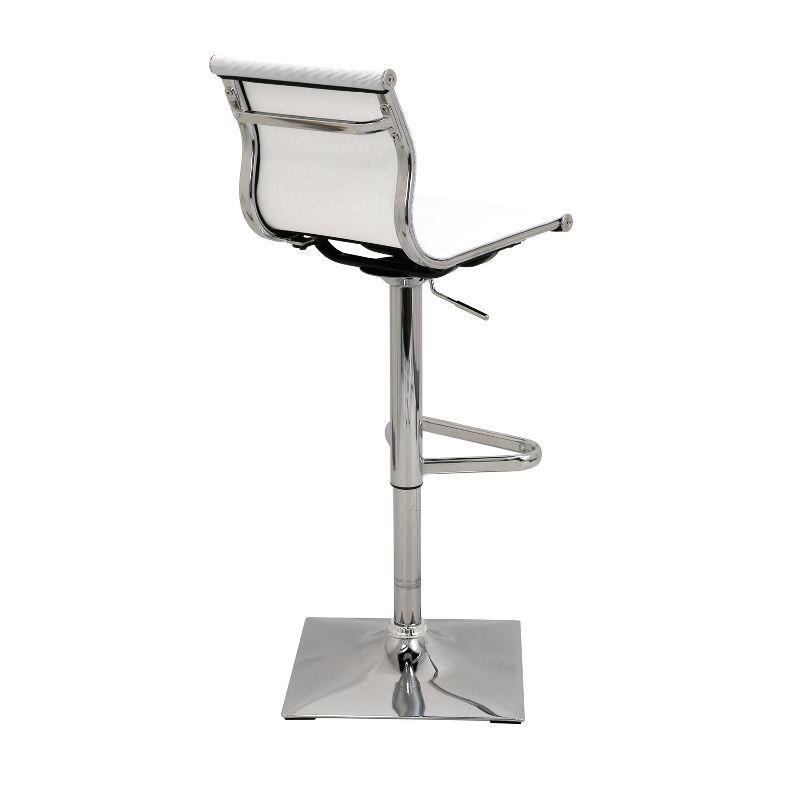 Mirage Contemporary Adjustable Barstool - LumiSource