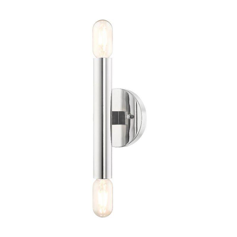 Livex Lighting Copenhagen 2 - Light Wall Light in  Polished Chrome