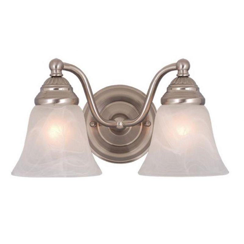 Vaxcel Standford 2 - Light Vanity in  Brushed Nickel