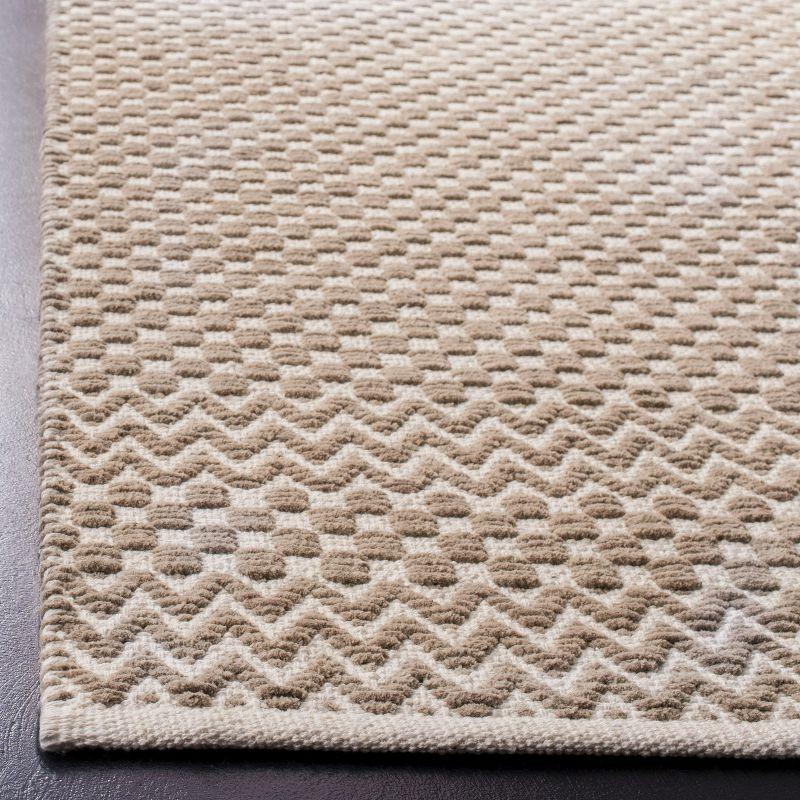 Boston BOS686 Flat Weave Indoor Accent Rug - Taupe - 3'x5' - Safavieh