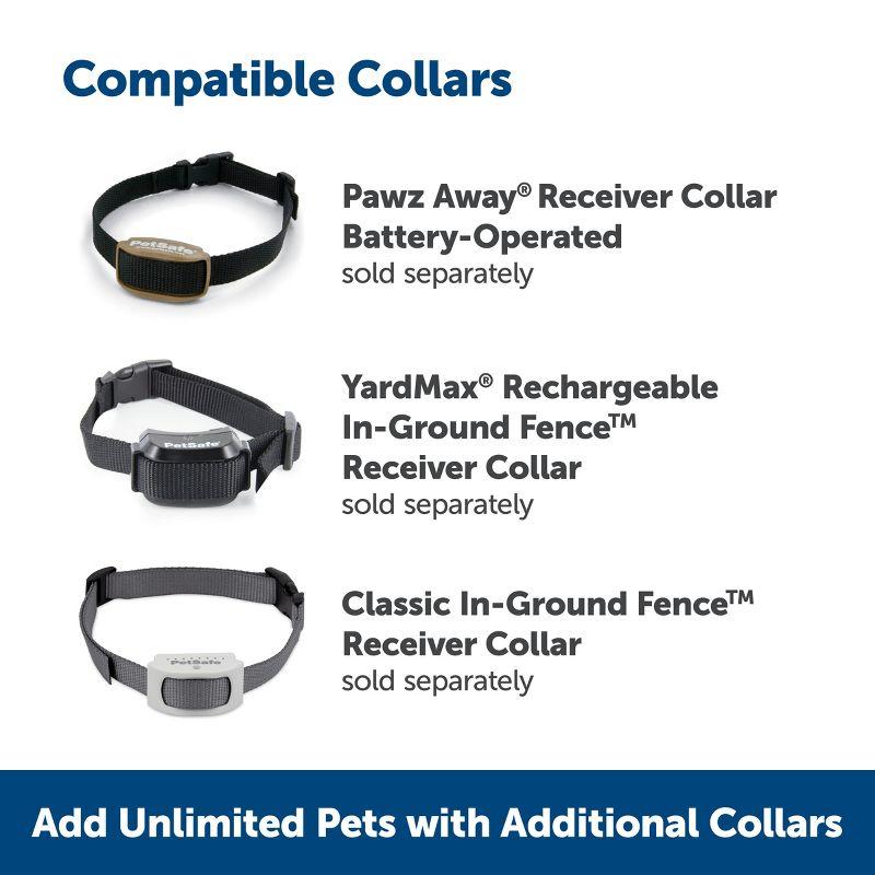 PetSafe Pawz Away Extra Indoor Adjustable Pet Barrier Transmitter - White