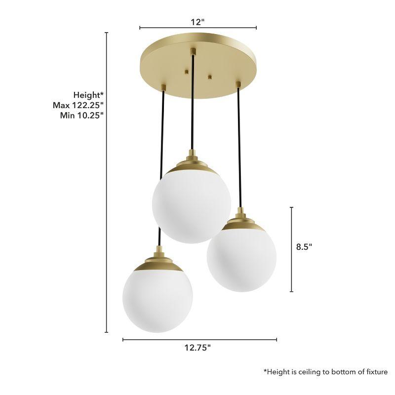 Hepburn 3 - Light Cluster Globe Pendant