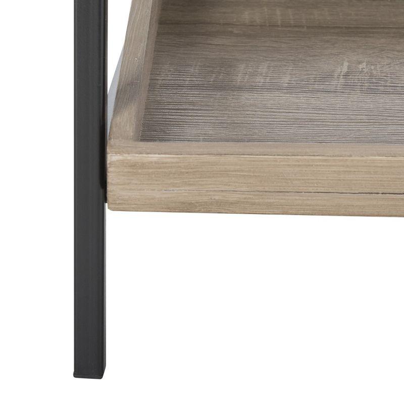 Joel Etagere - FOX4272 - Light Brown/Black - Safavieh Couture