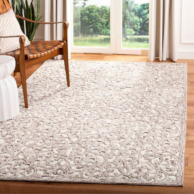 Sarina Trace Hand Tufted Wool And Cotton With Latex Geometric Rug