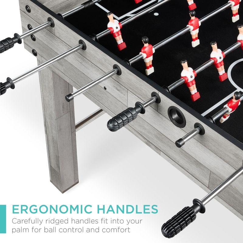 Best Choice Products 48in Competition Sized Foosball Table for Home, Game Room w/ 2 Balls, 2 Cup Holders