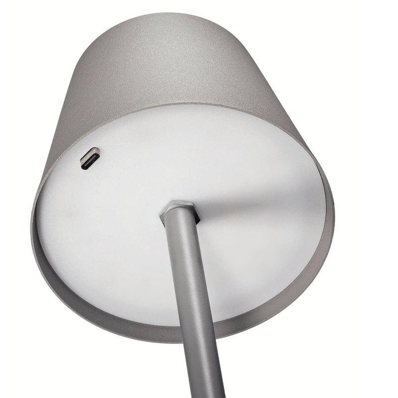 CILIO "Sole" LED Table Lamp, white, 13.75" x 4.25" dia.