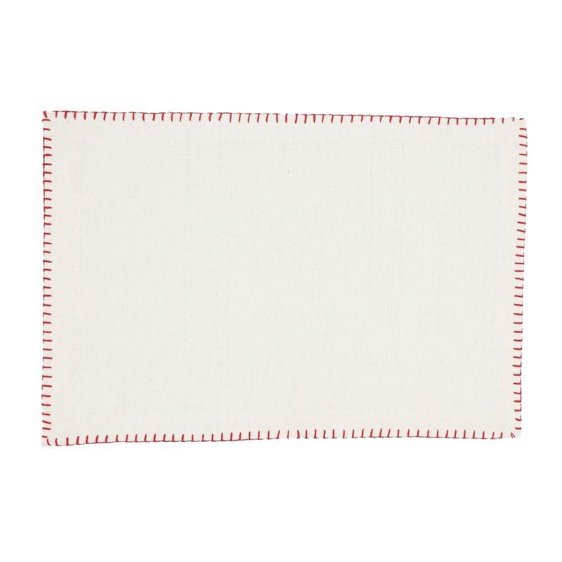 Saro Lifestyle Whip Stitched Design Placemat (Set of 4)