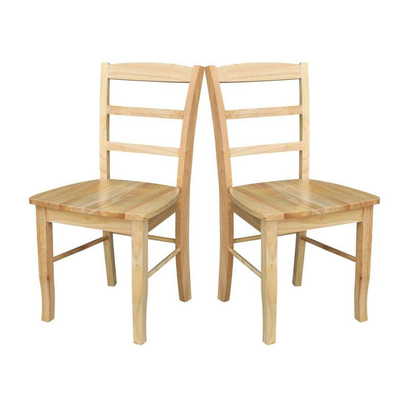 Set of 2 Madrid Ladderback Chairs - International Concepts