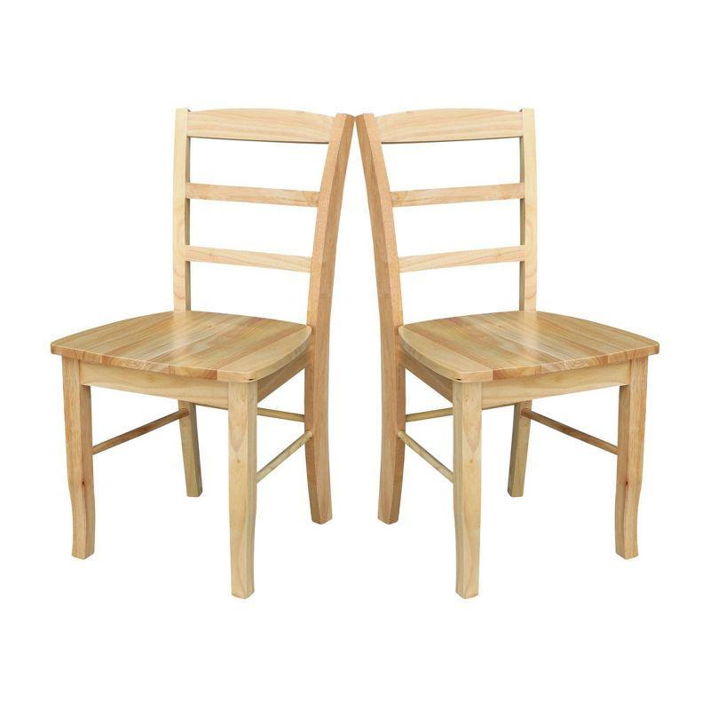 Set of 2 Madrid Ladderback Chairs - International Concepts